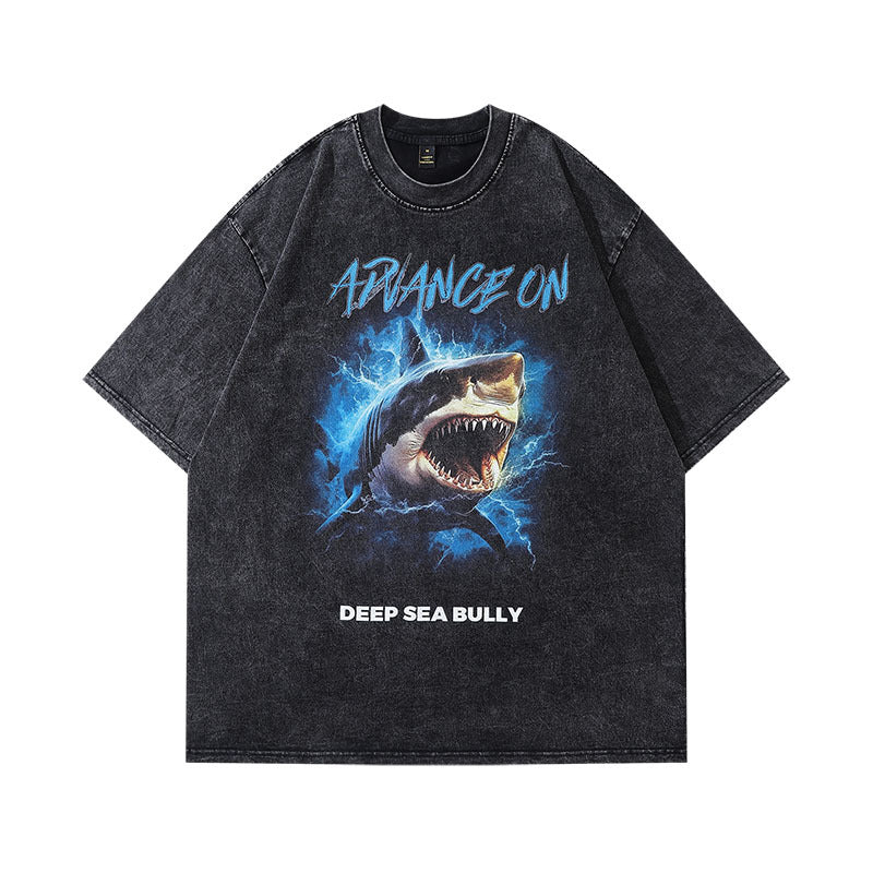 Men's T-Shirt Short-Sleeved T-shirt Men's and Women's Hip Hop