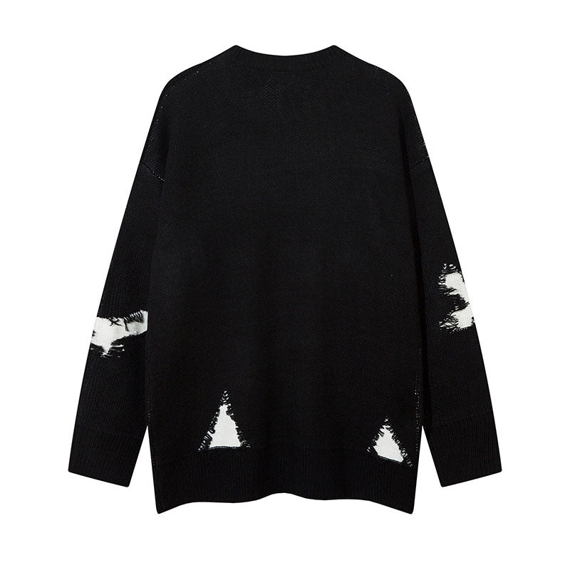 Women Sweater Butterfly Jacquard Personality Design