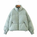 Women Cotton Coat Loose and Warm Idle Style down Jacket
