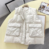 Women Cotton Coat Loose Fashion Vest