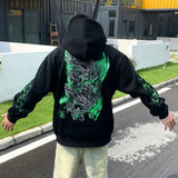 HS Hoodie Graffiti Creative Printing Hip Hop