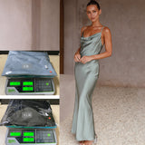 Women Dress Sling Deep V-neck Slim Urban Fashion Solid Color