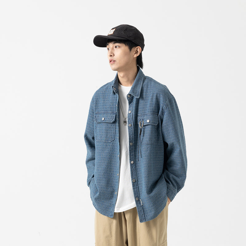 Unisex Shirt Retro Loose Casual