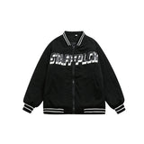 Unisex Coat Couple Baseball Uniform Coat Warm-Keeping Cotton Clothing