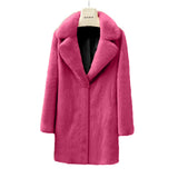 Women Fur Jacket Fashion Plush Coat
