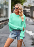 Women Pullover Sweater Fashion Loose Sweater