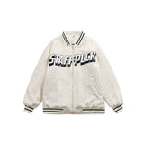 Unisex Coat Couple Baseball Uniform Coat Warm-Keeping Cotton Clothing