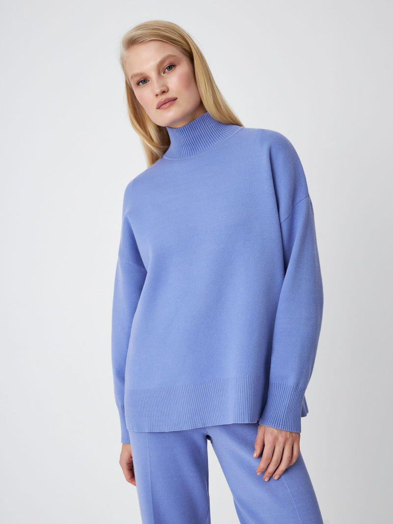 Women Work Business Casual Sweats High Collar Loose
