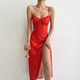 Women Dress Floral Slim-Fitting Sexy Dress