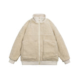 Unisex Coat Loose Lamb Wool Coat