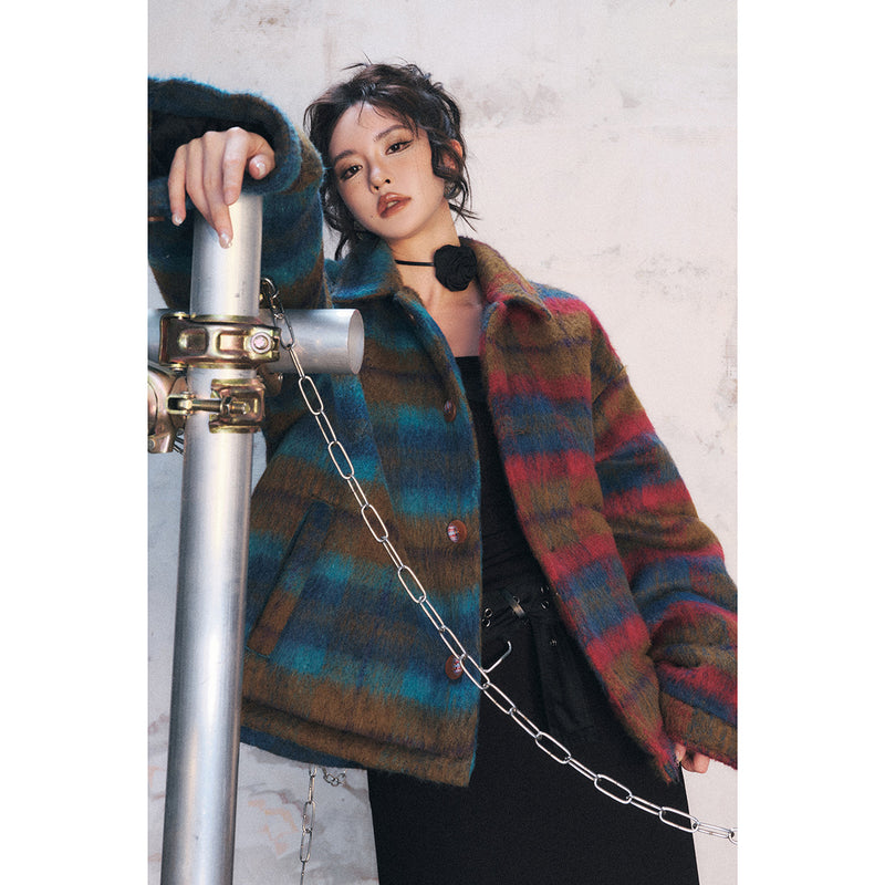 Unisex Coat Vintage Cotton-Padded Clothes Men and Women Couple Loose