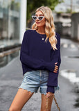 Women Pullover Sweater Fashion Loose Sweater