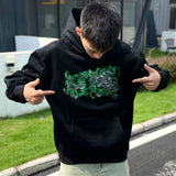 HS Hoodie Graffiti Creative Printing Hip Hop