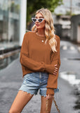 Women Pullover Sweater Fashion Loose Sweater