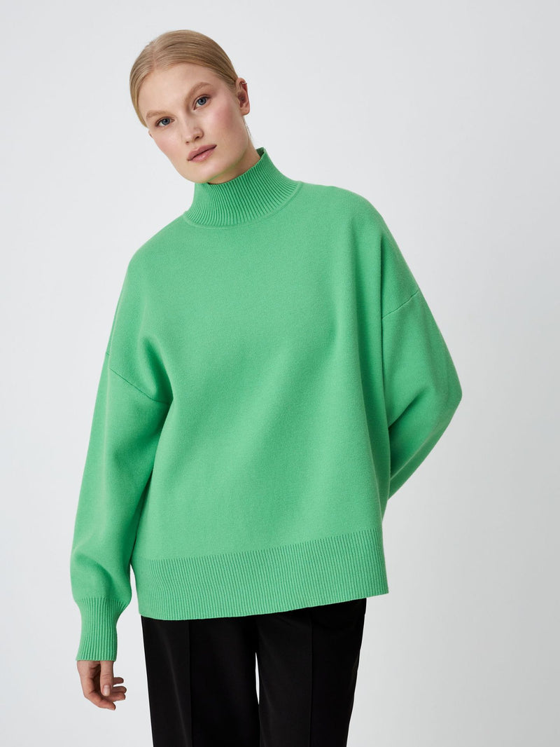 Women Work Business Casual Sweats High Collar Loose