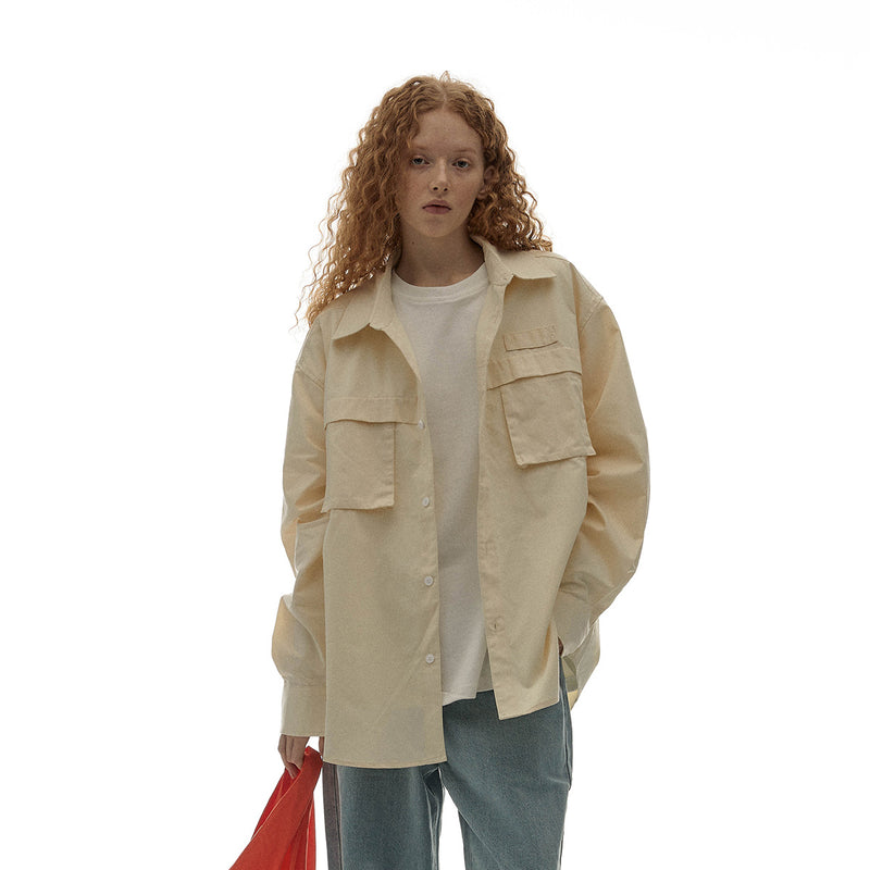 Unisex Shirt Heavy Weight Baggy Coat