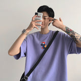 Men T Shirt Summer Versatile Loose
