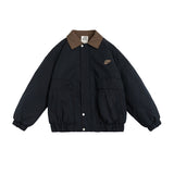 Unisex Coat Retro Lapels Loose Winter