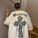 Men T Shirt Cross Summer Versatile