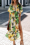 Women Dress Summer Sexy Fashionable with Side-Slit Dress