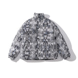 Men Coat Thickened Cotton Coat Serpentine Stand Collar