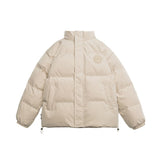 Unisex Coat Winter Stand-up Collar Cotton-Padded Clothes Thickened