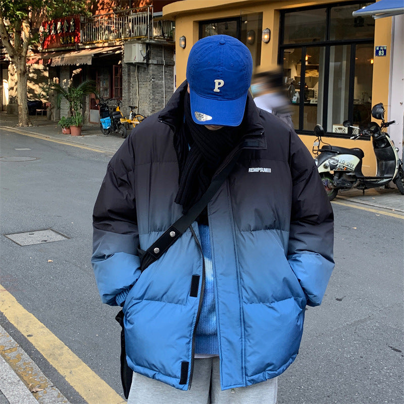 Men Cotton Coat Winter Loose Thick Cotton Coat