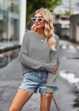 Women Pullover Sweater Fashion Loose Sweater