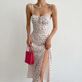 Women Dress Floral Slim-Fitting Sexy Dress