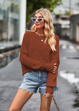 Women Pullover Sweater Fashion Loose Sweater