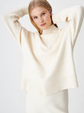 Women Work Business Casual Sweats High Collar Loose