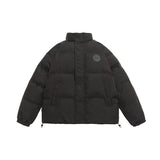 Unisex Coat Winter Stand-up Collar Cotton-Padded Clothes Thickened