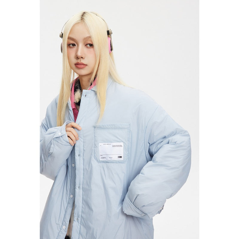 Unisex Coat Youth University Style Student Cotton-Padded Jacket Winter