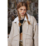 Unisex Coat Lamb Suede