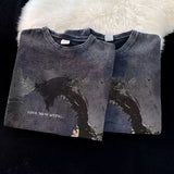 Men T Shirt Vintage Distressed Summer
