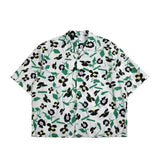 Unisex Shirt Vintage Floral Hawaiian Style Summer