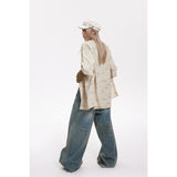 Unisex Shirt Summer Baggy Coat