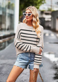 Women Pullover Sweater Fashion Loose Sweater