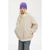 Unisex Coat Loose Lamb Wool Coat