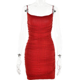 Women Dress Summer Fashion Sexy Pleated