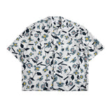 Unisex Shirt Vintage Floral Hawaiian Style Summer