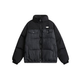 Unisex Coat Winter Warm Quilted Jacket Coat for Men and Women