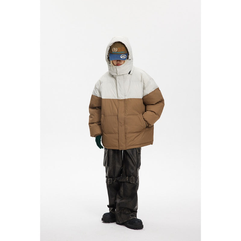 Unisex Coat Outdoor Winter Thickening Stand Collar Cotton-Padded Jacket