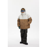 Unisex Coat Outdoor Winter Thickening Stand Collar Cotton-Padded Jacket